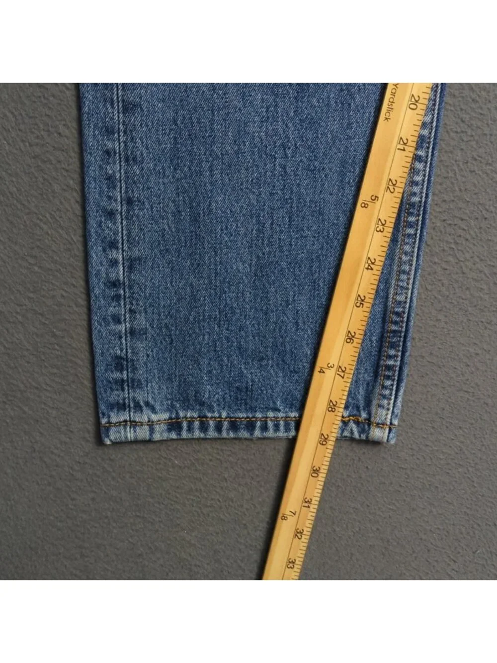 Levi's Jeans Men's 34x30 Fits 34x29 Blue 505 Regular Fit Straight Leg Denim